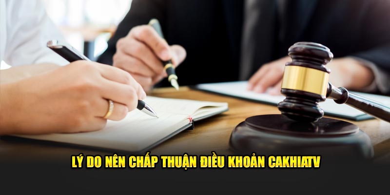 Lý do nên chấp thuận điều khoản Cakhiatv