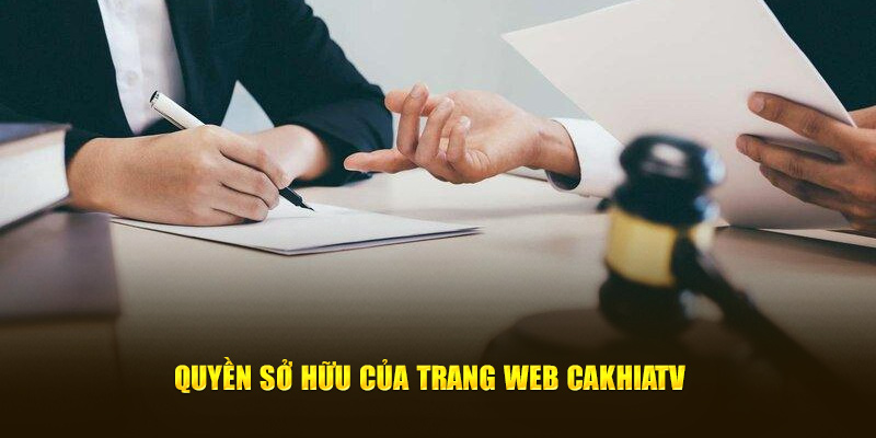 Quy định về quyền sở hữu của trang web cakhiatv